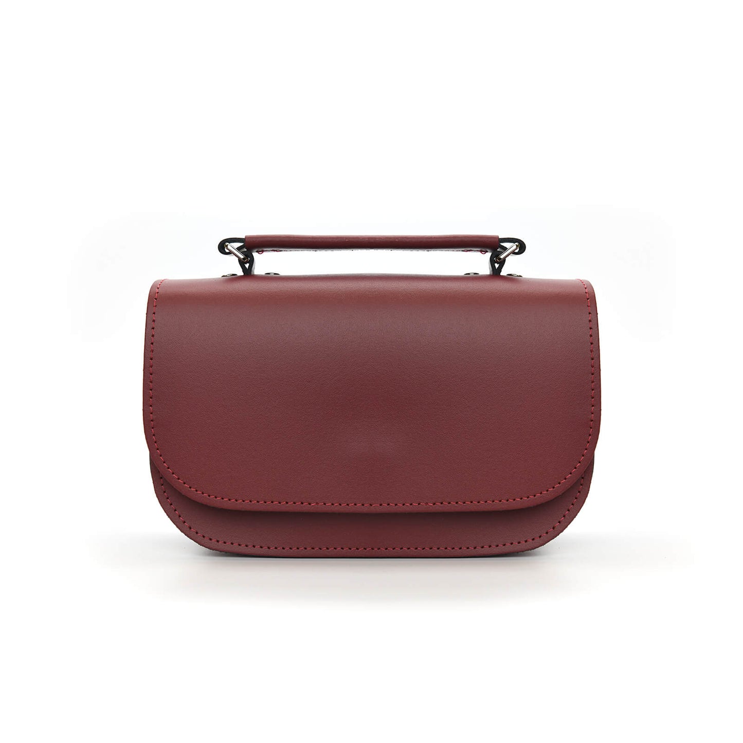 Aura Handmade Leather Bag - Oxblood Red-0