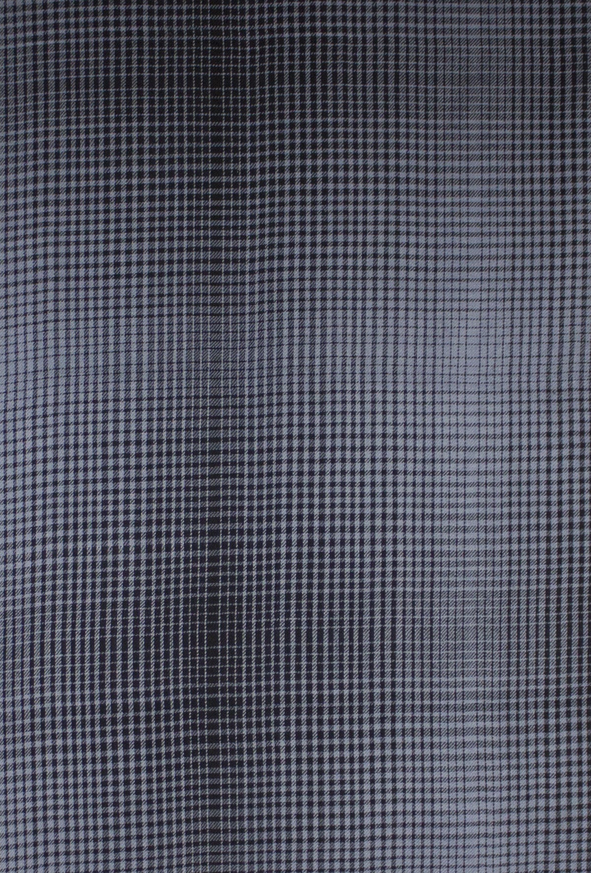 Gradient Checks Twill Weave Viscose Scarf - Grey Black-4