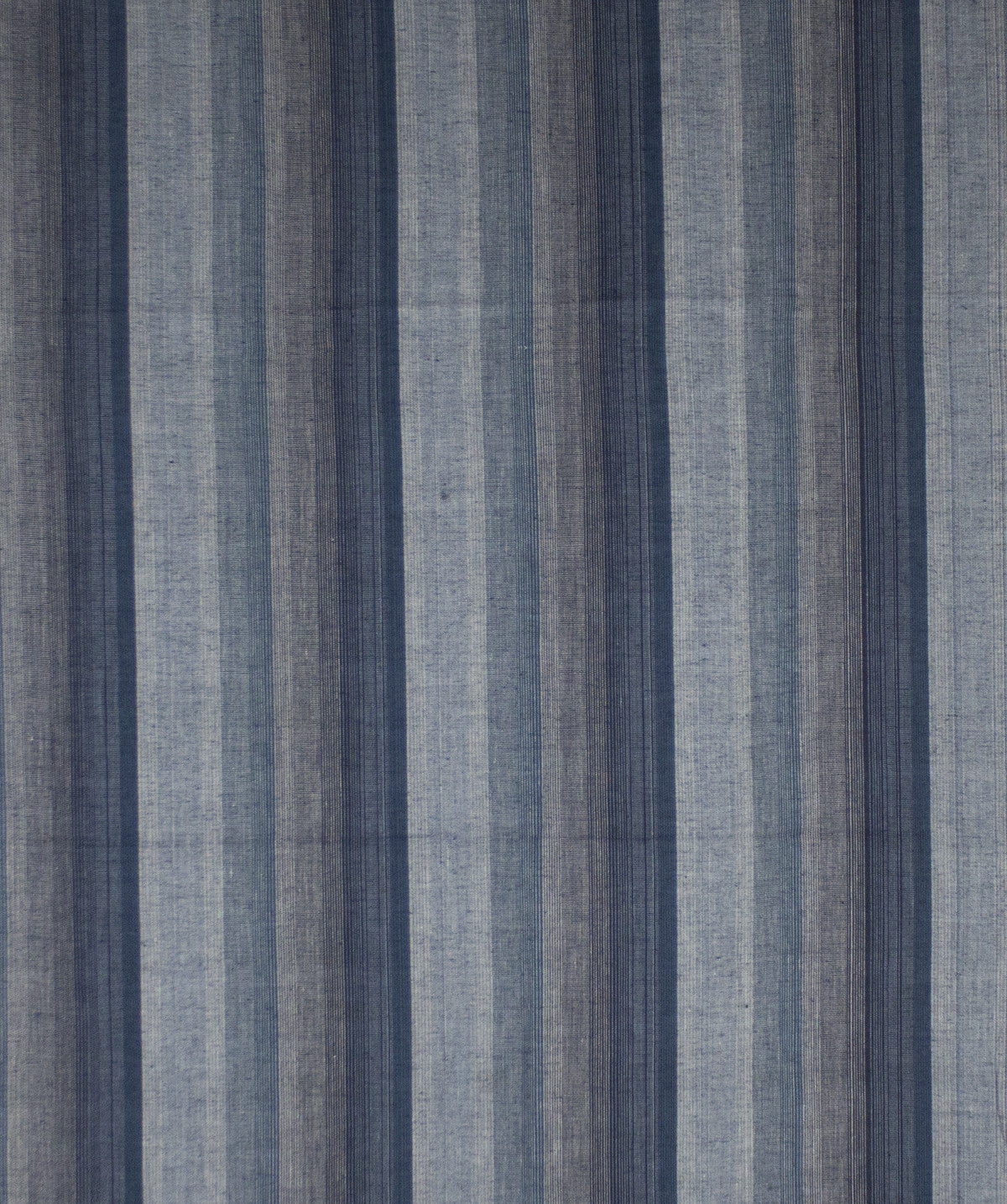 Gradient Stripes Cotton Scarf - Grey Navy Black-3