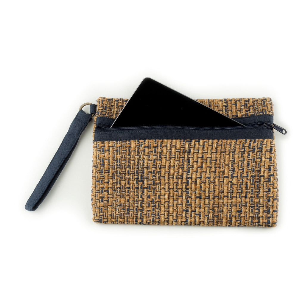 Carry Me Accessories Pouch - Brown Blue-2