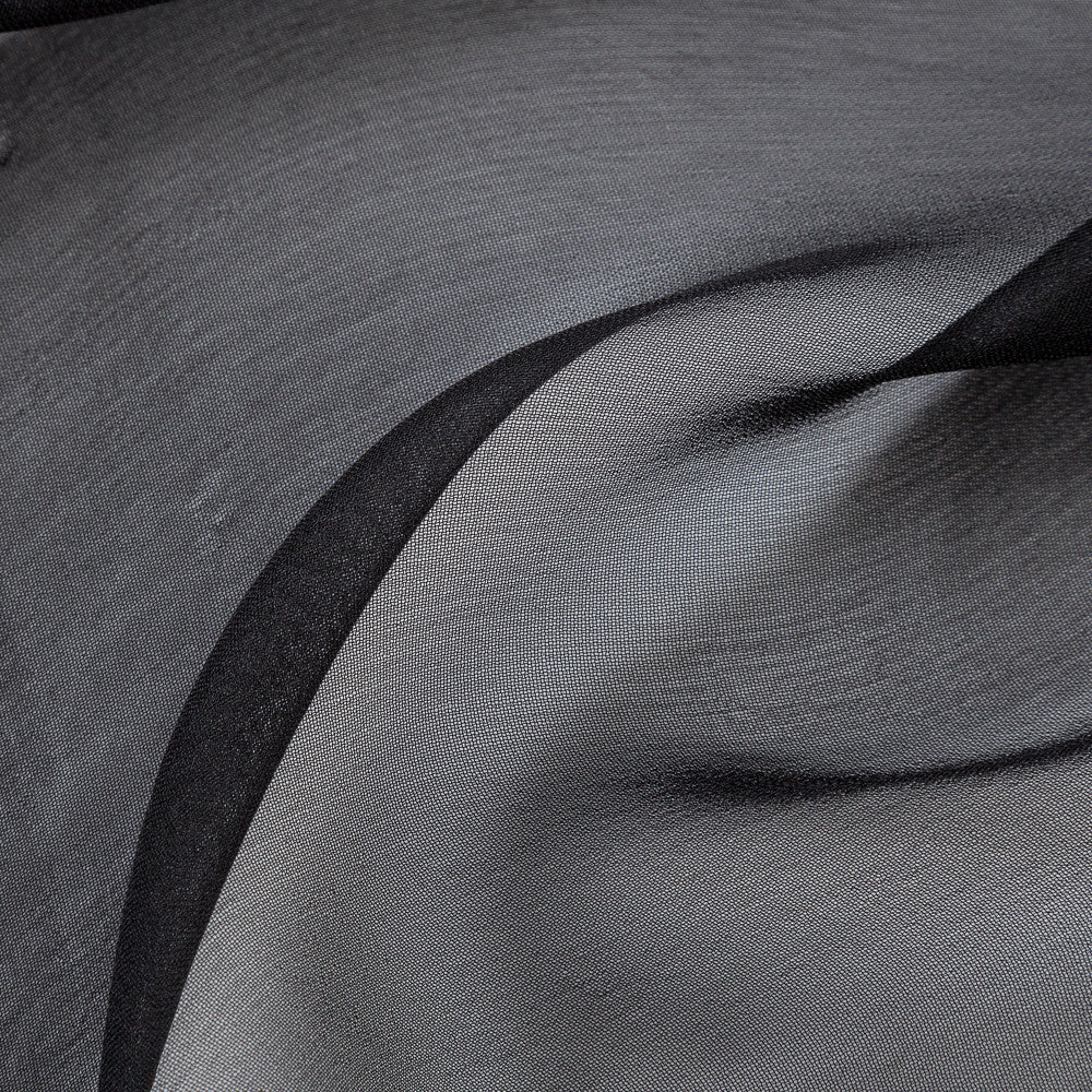 Black - Plain Chiffon-1