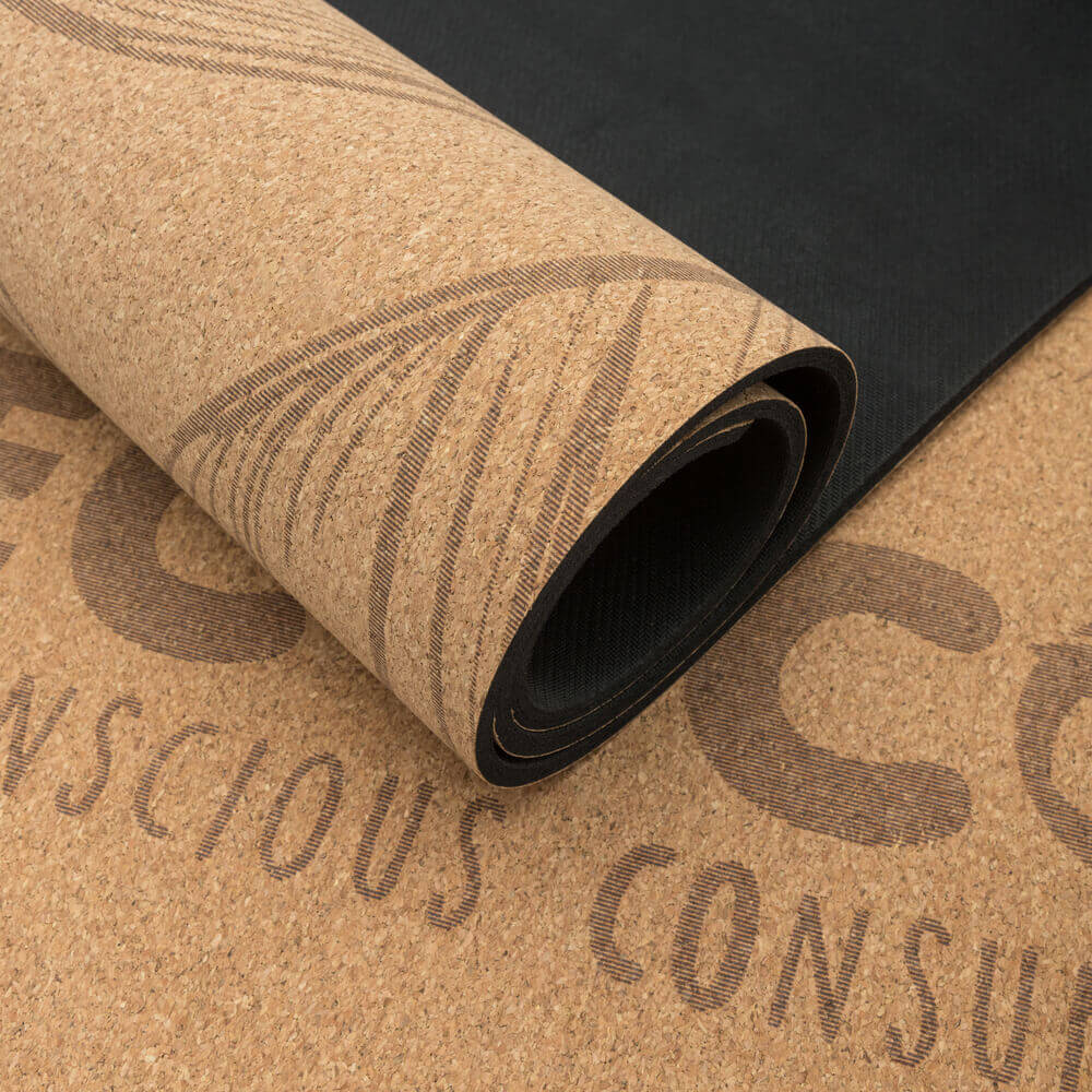 Cork Yoga Mat & Canvas Bag-2