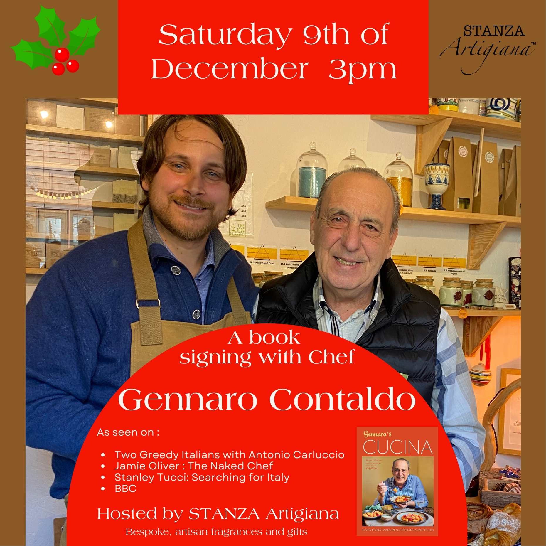 Gennaro's Cucina - SIGNED in person by Gennaro Contaldo-2