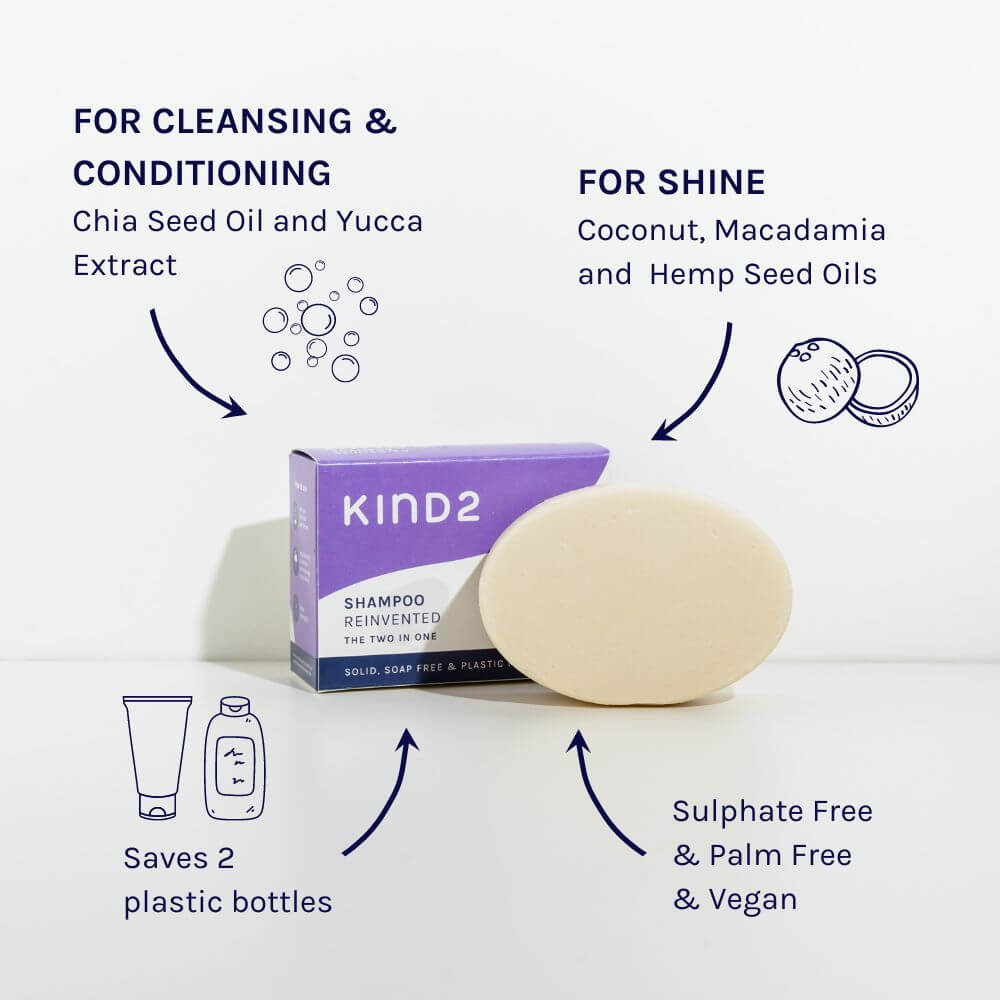 The Two in One - solid shampoo bar-1