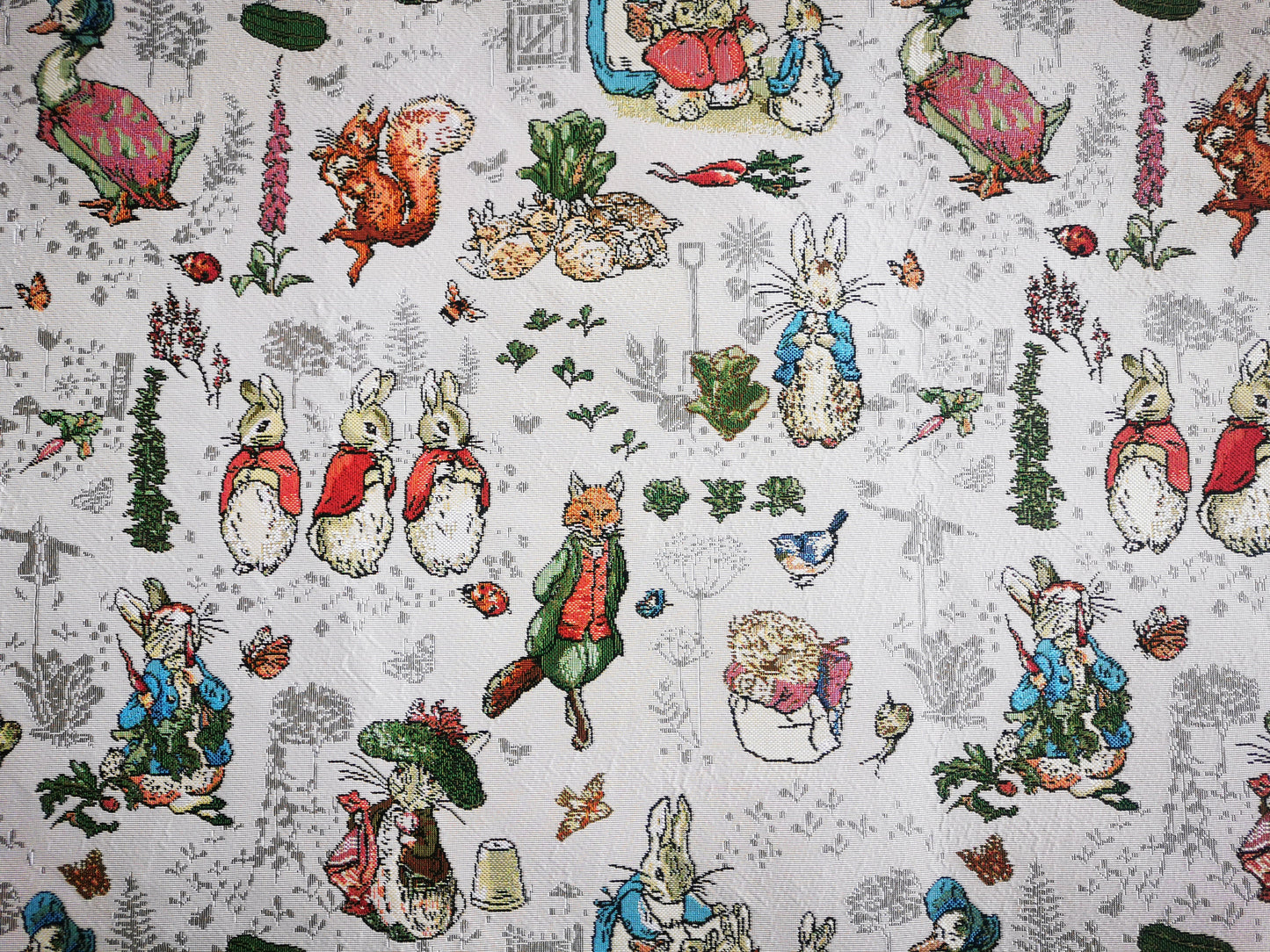Beatrix Potter Peter Rabbit - Fabric for Upholstery-0