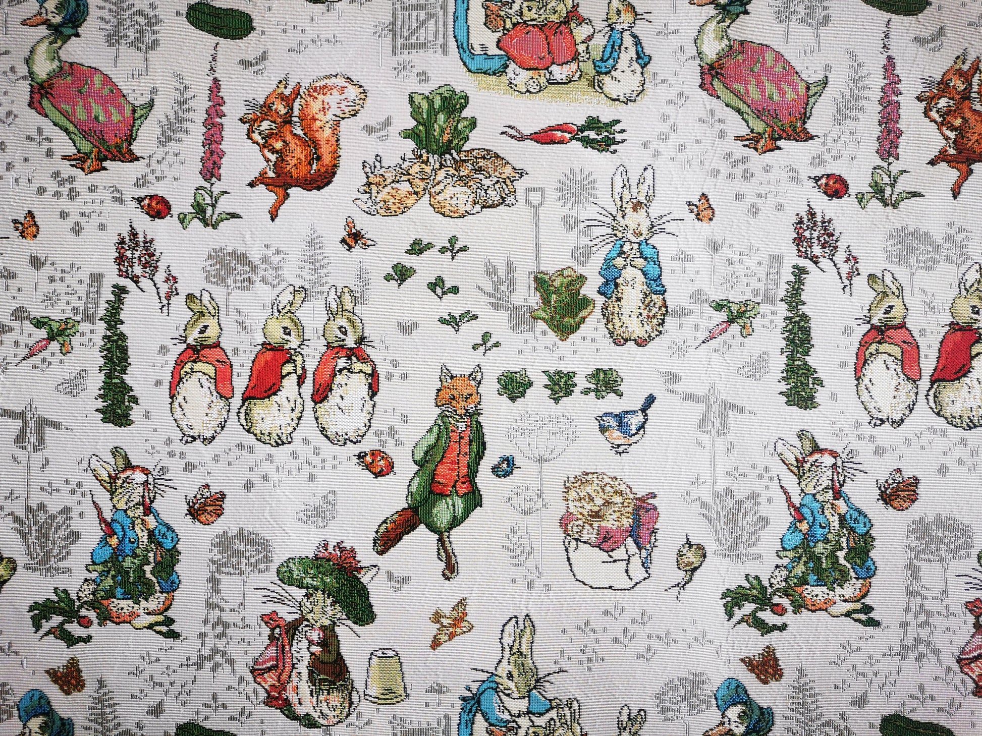 Beatrix Potter Peter Rabbit - Fabric for Upholstery-0