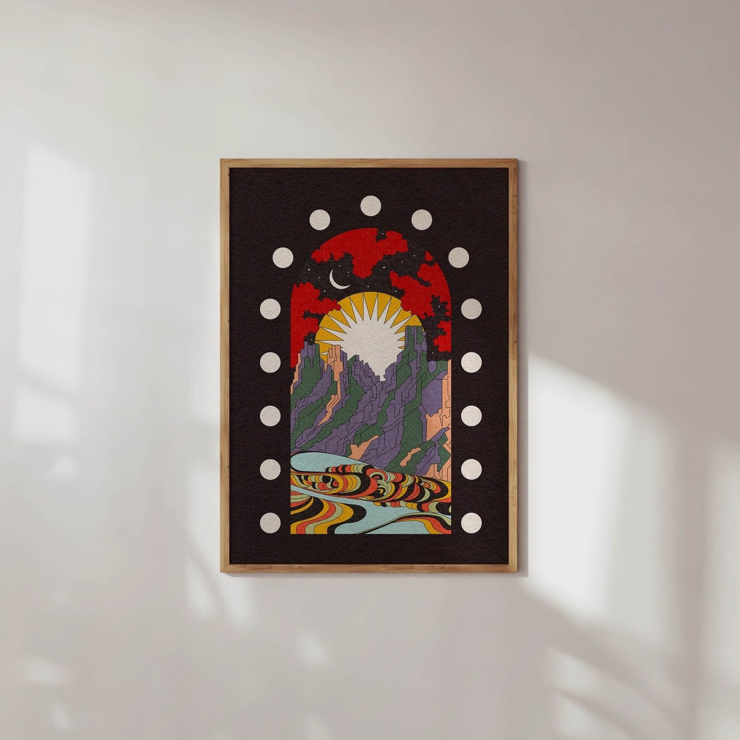 'A New Morning Ahead' Art Print (black)-1