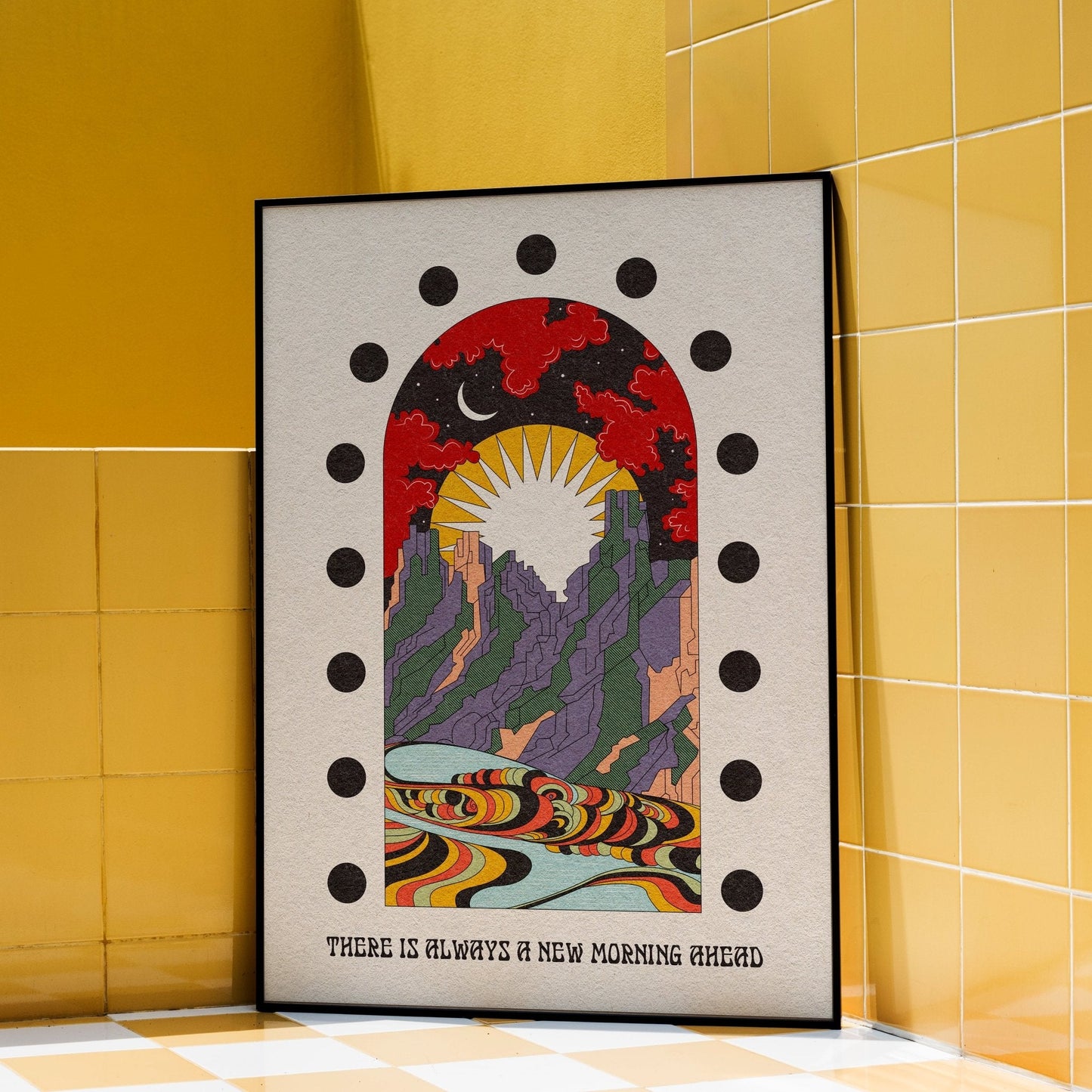 'A New Morning Ahead' Art Print (white)-0