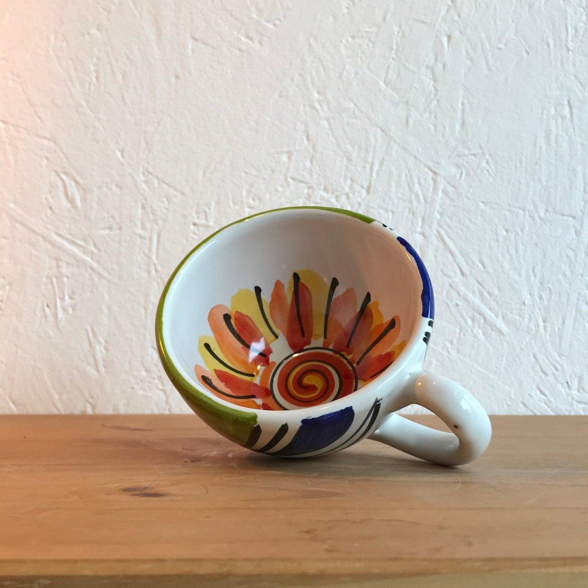 ceramic coffee cup - handmade in the Amalfi coast-0