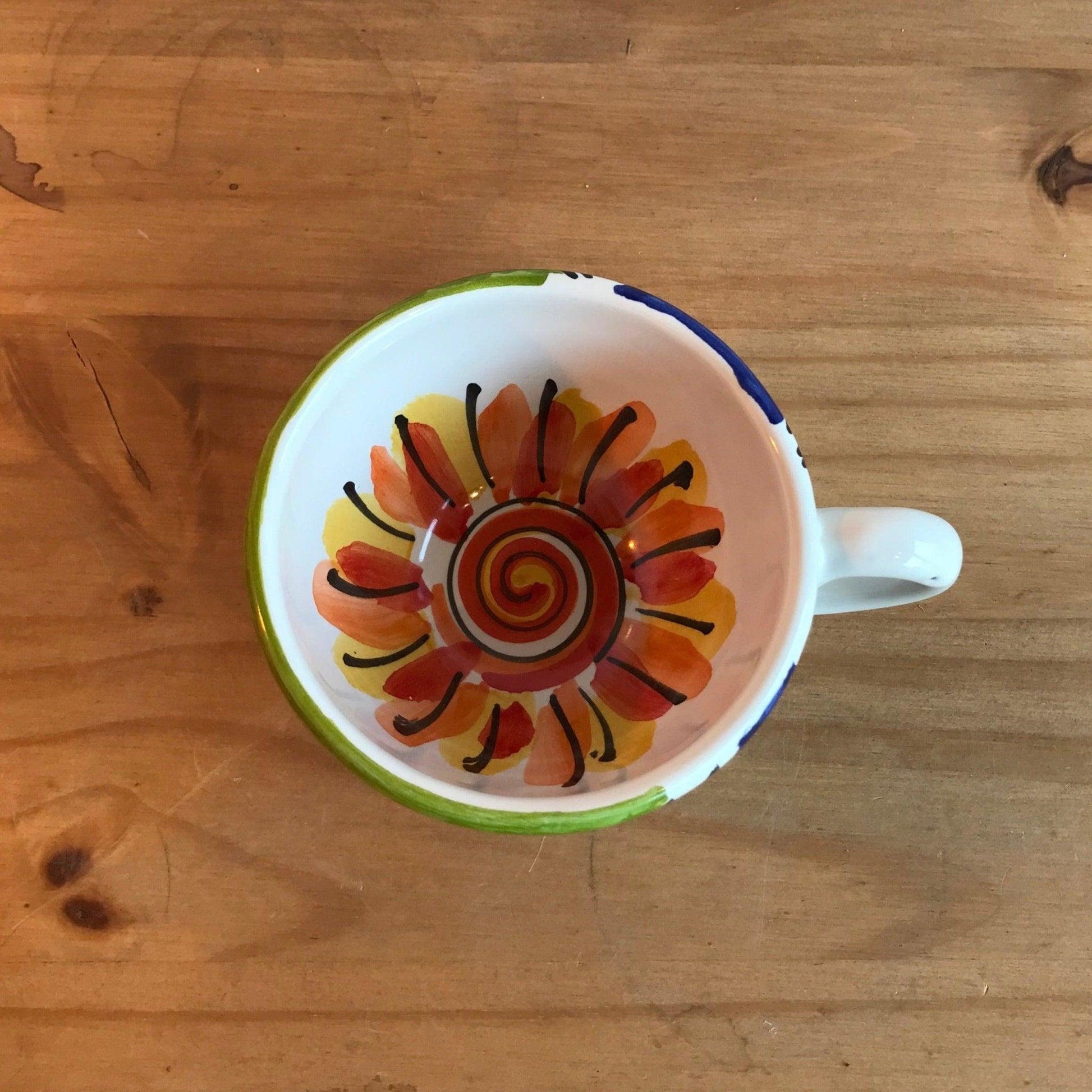 ceramic coffee cup - handmade in the Amalfi coast-1