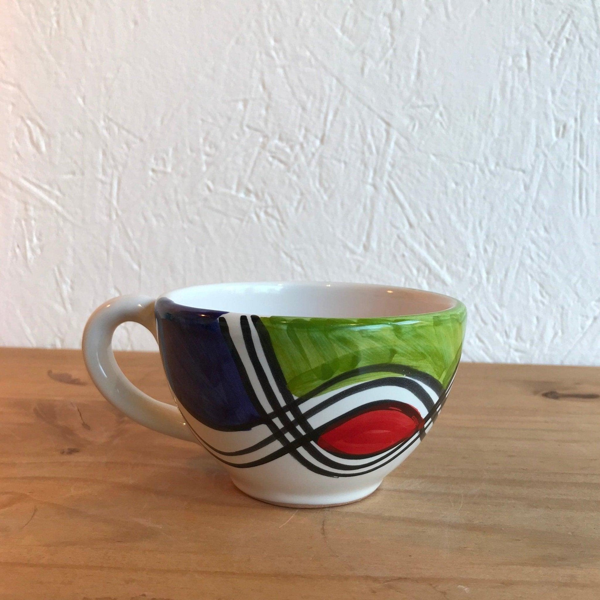 ceramic coffee cup - handmade in the Amalfi coast-2