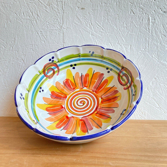 Handcrafted Amalfi Ceramic Salad Bowl by Giovanni SolArt-0