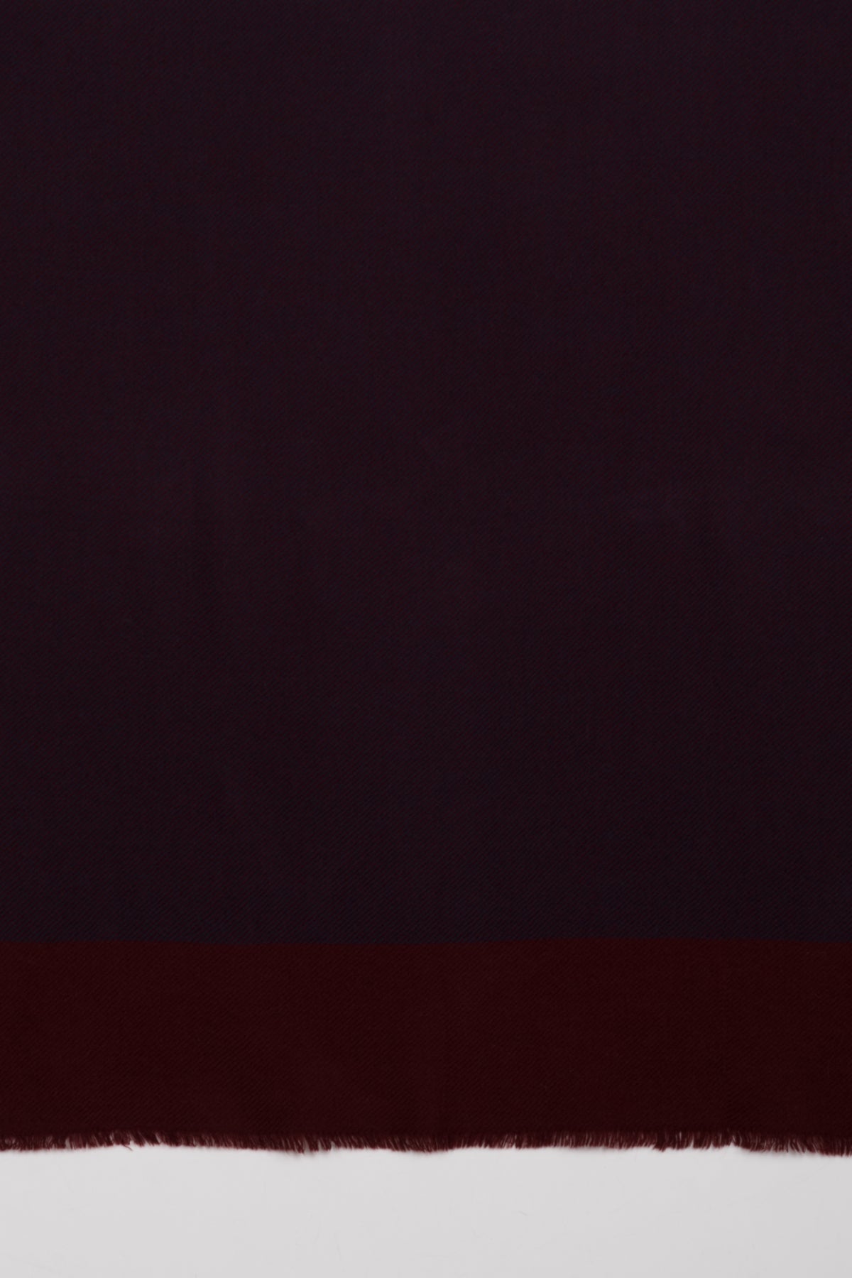 Twill Weave Two Tone Merino Wool Scarf - Violet Deep Red-2