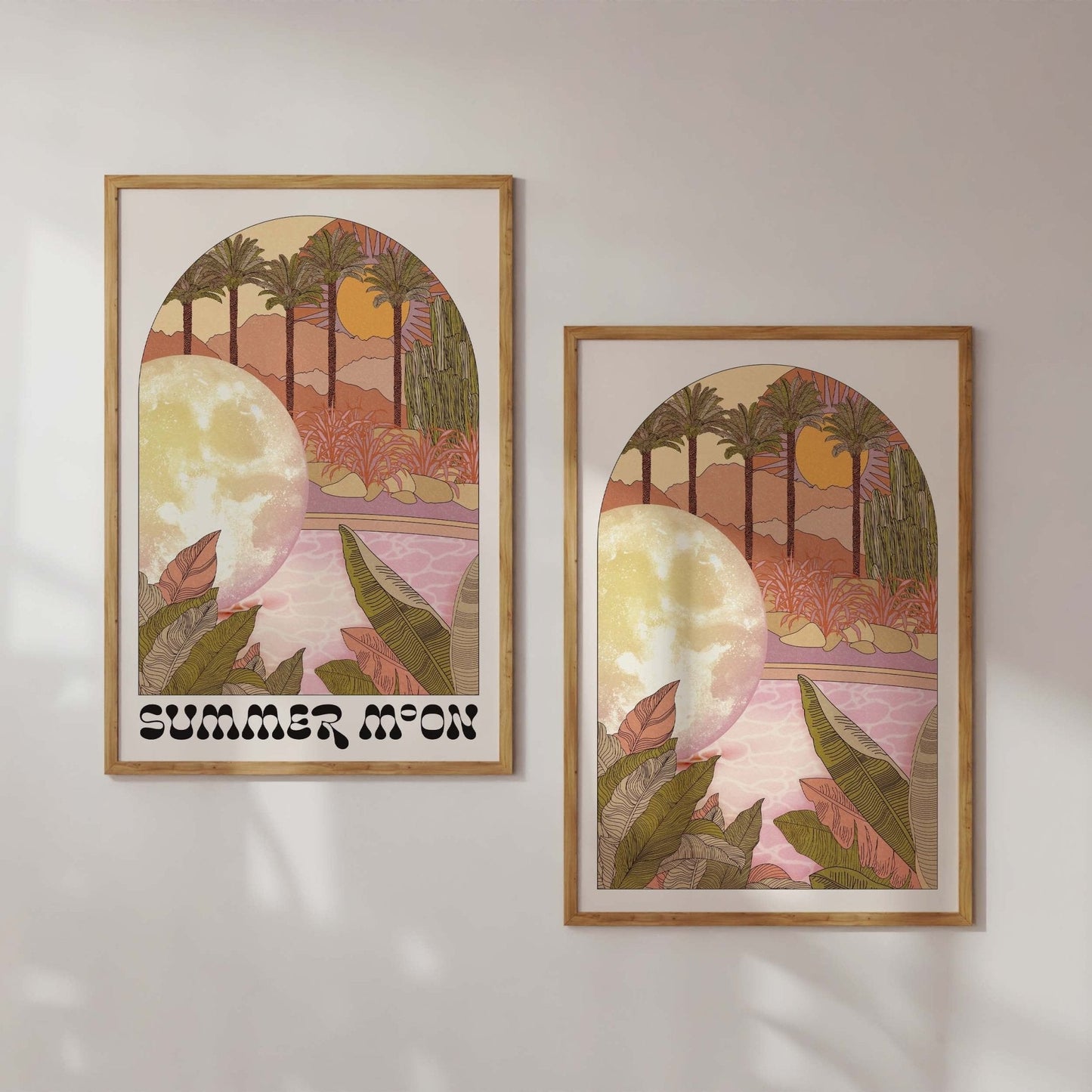 'Summer Moon' Art Print-1