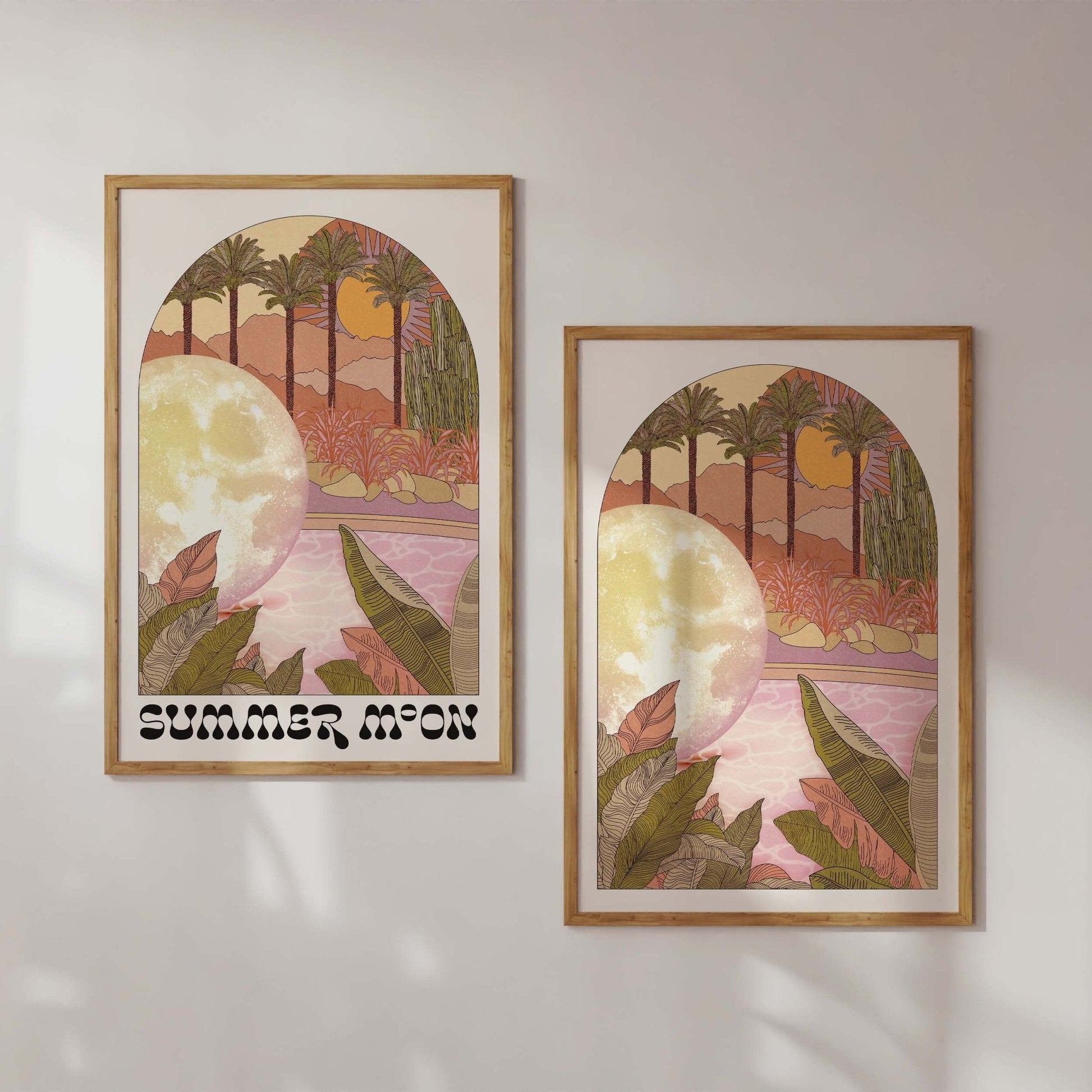 'Summer Moon' Art Print-1